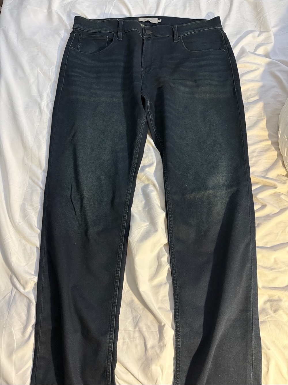 Hudson Jeans Men's Straight Leg in Black Slate